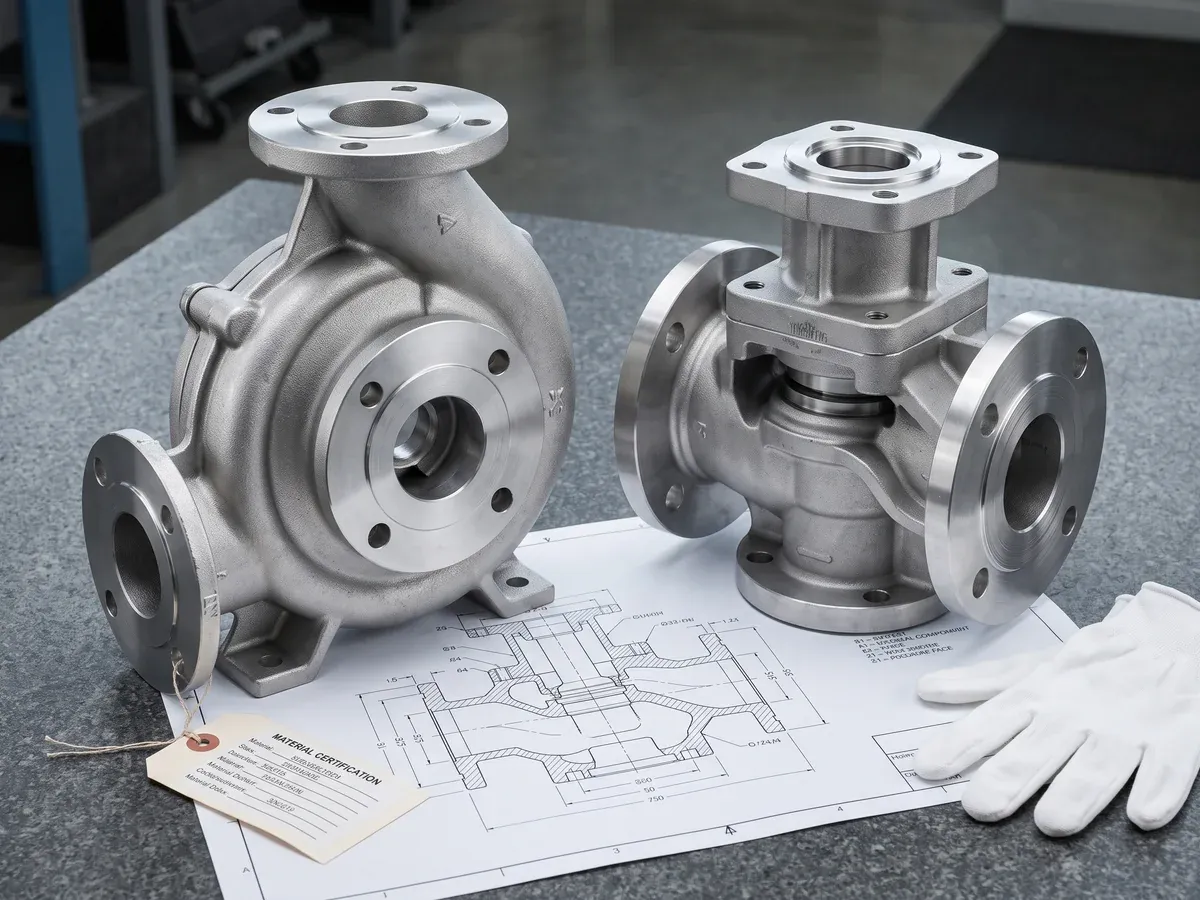 Precision-Cast Valve Bodies & Pump Housings